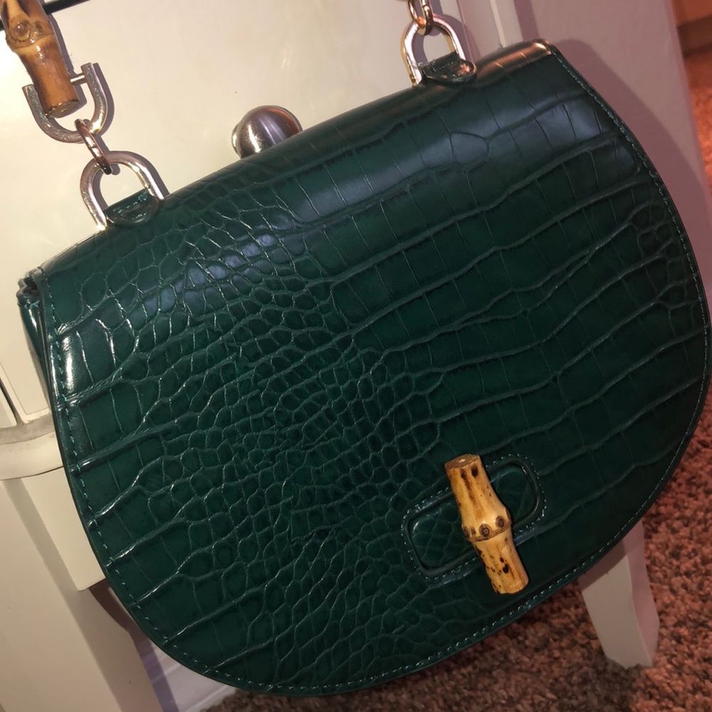Embossed Croc Bag
